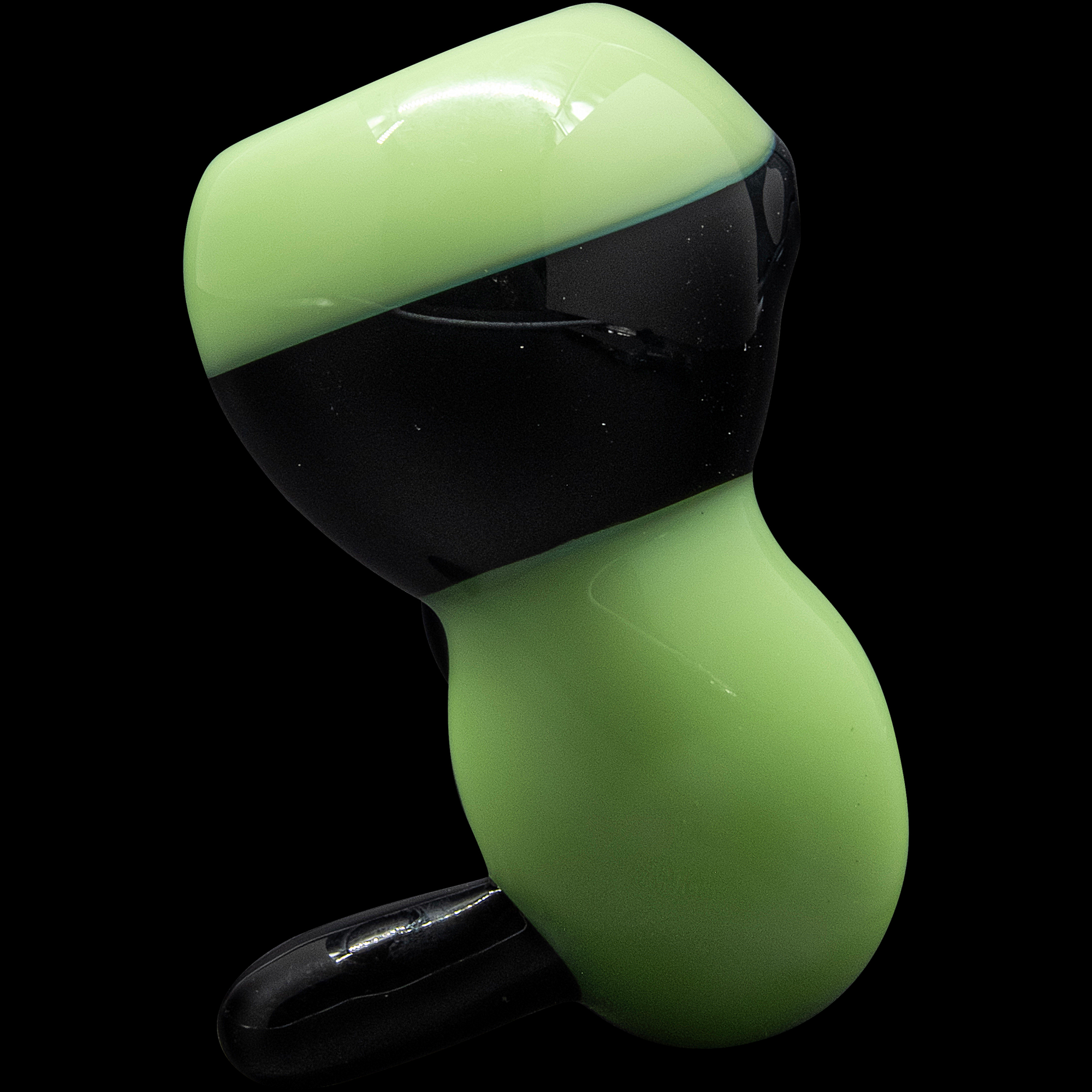 "Alien Locks" Green n Black Sherlock Pipe