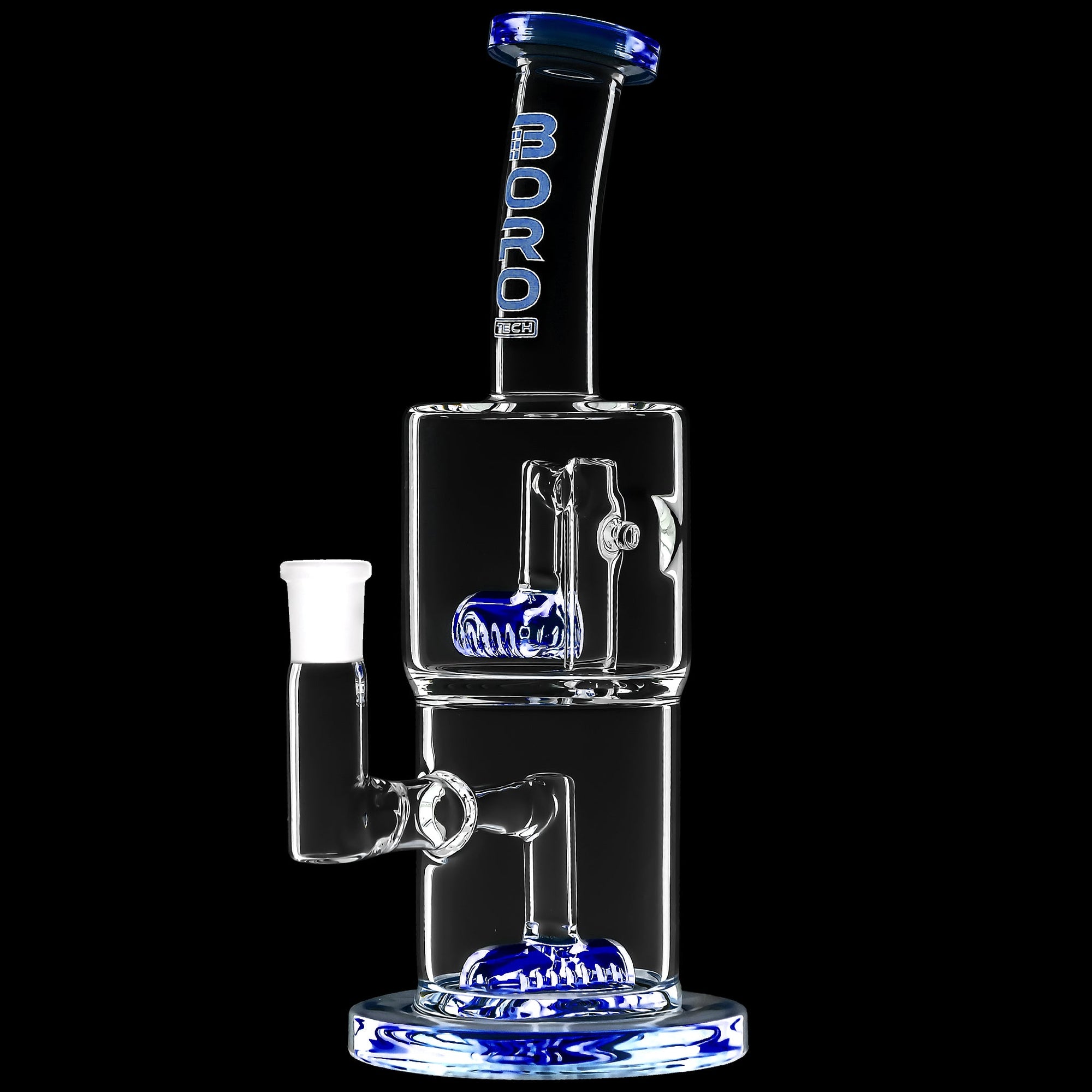 Borotech 14'' Double Inline Perc Hex Dab Rig