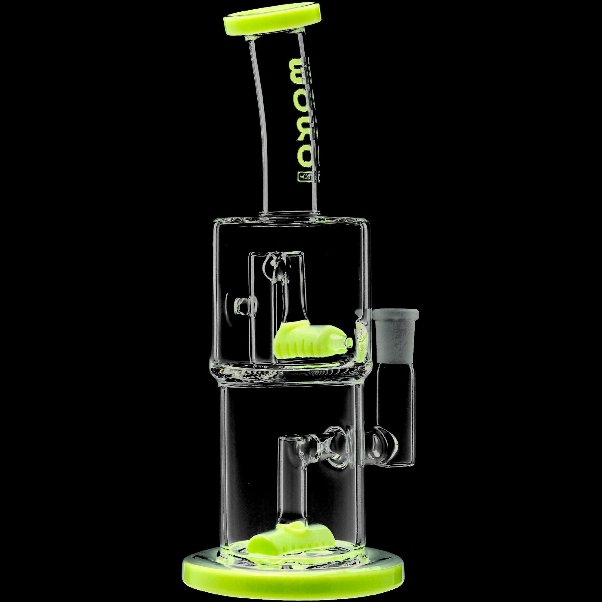 Borotech 14'' Double Inline Perc Hex Dab Rig