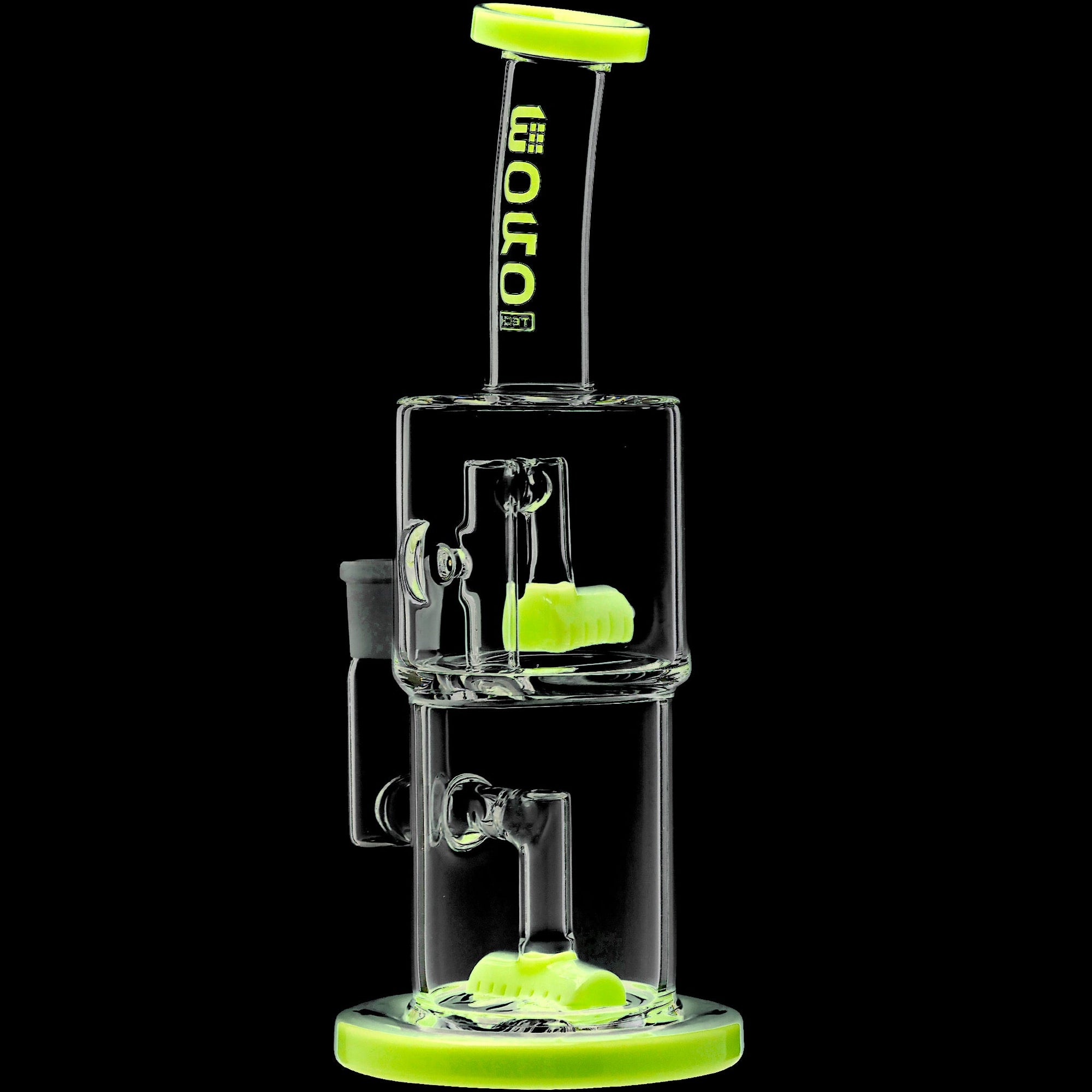 Borotech 14'' Double Inline Perc Hex Dab Rig