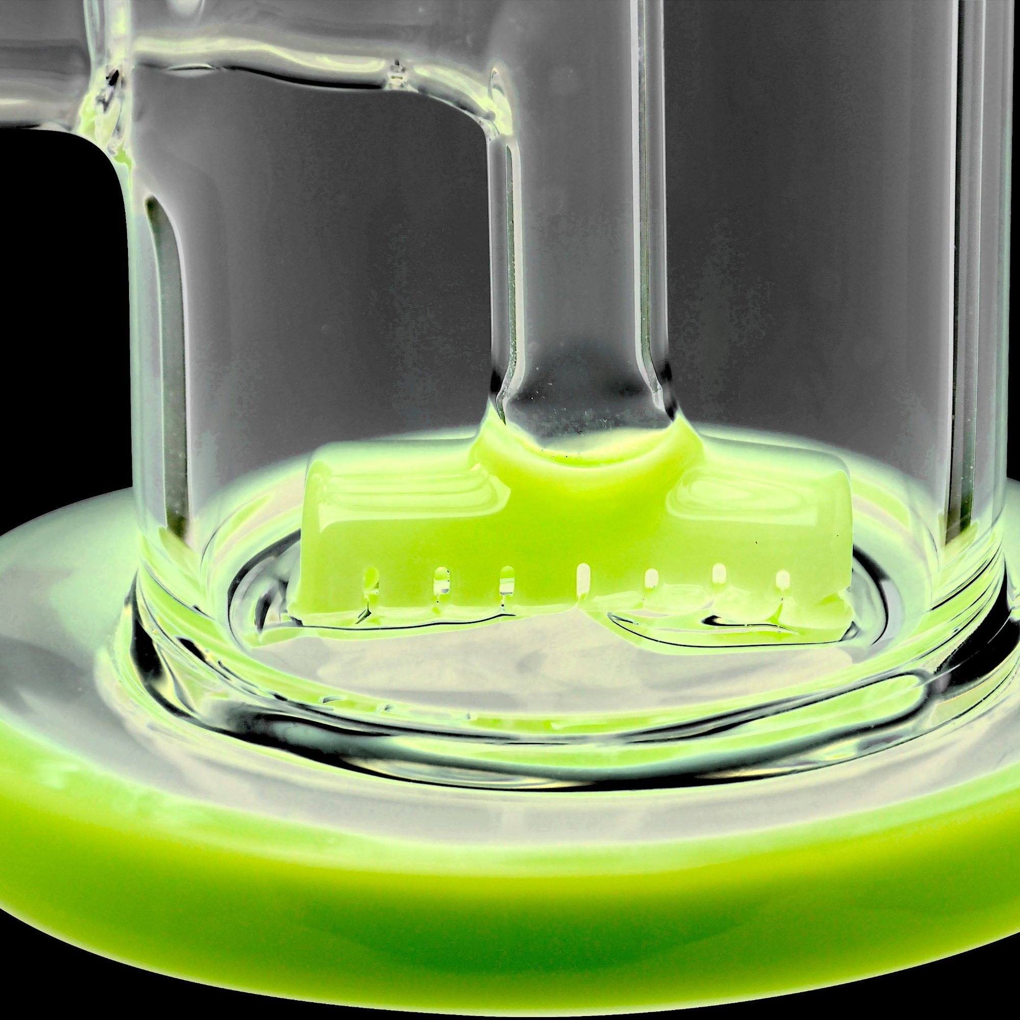 Borotech 14'' Double Inline Perc Hex Dab Rig
