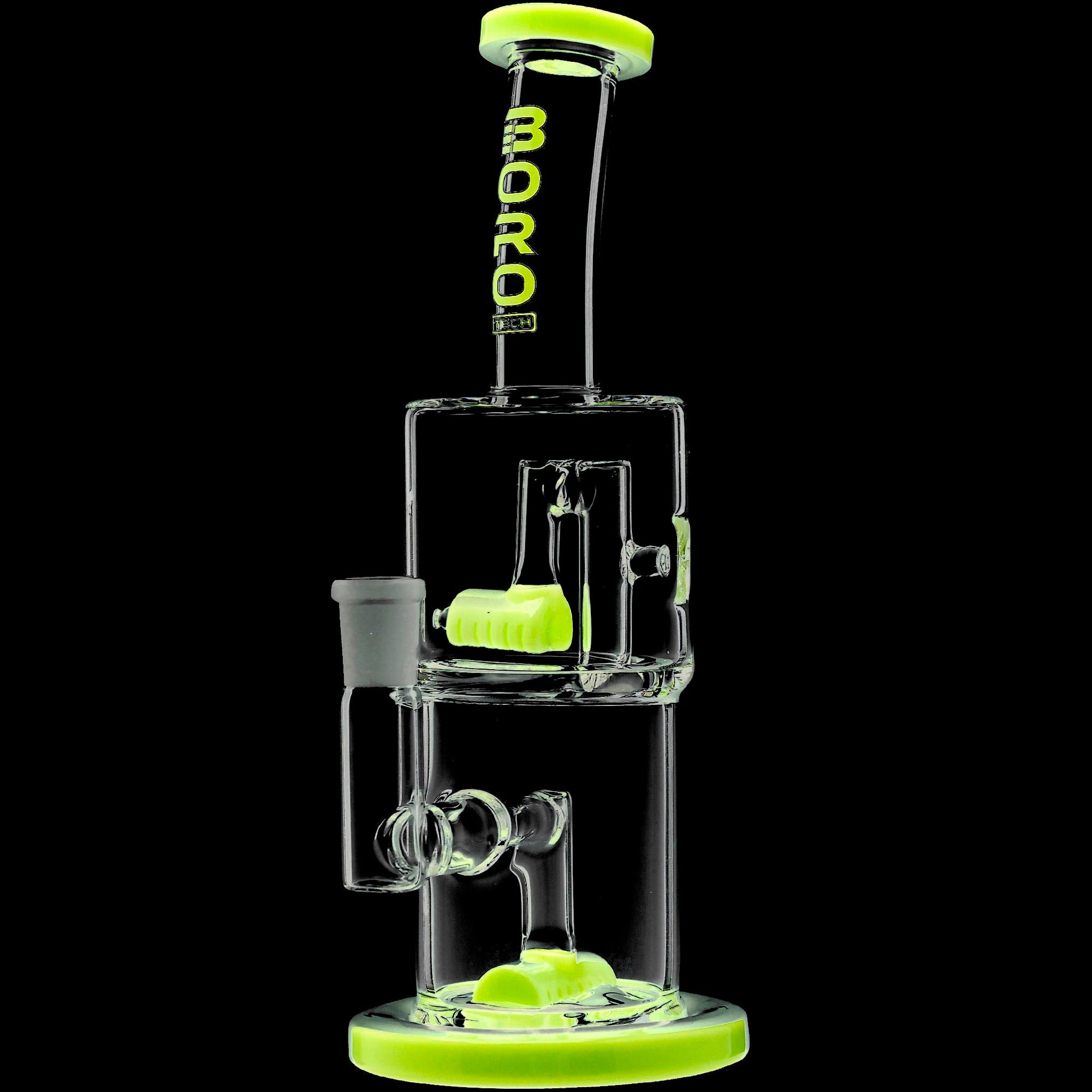 Borotech 14'' Double Inline Perc Hex Dab Rig