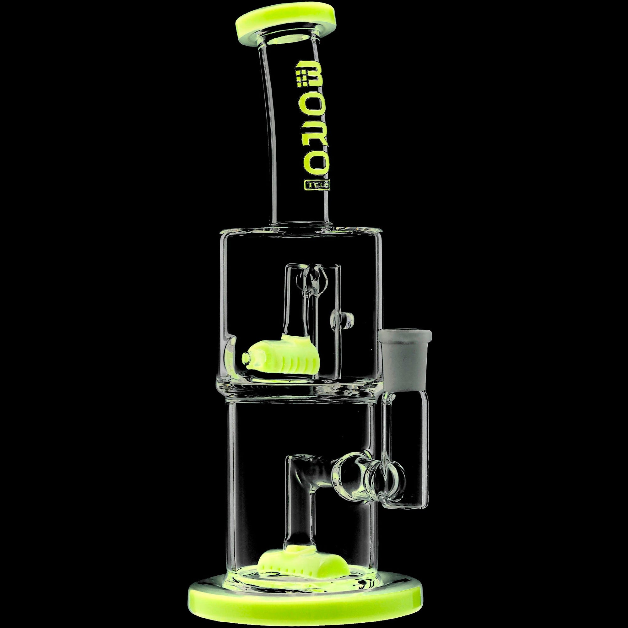 Borotech 14'' Double Inline Perc Hex Dab Rig