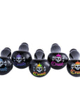 Crush Laser-Etched Hand Pipe with Skull Logo in Vibrant Colors - 4" Borosilicate