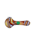 Extended Wigwag Spoon Pipe W/ Bear Emblem
