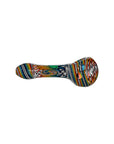 Extended Wigwag Spoon Pipe W/ Bear Emblem