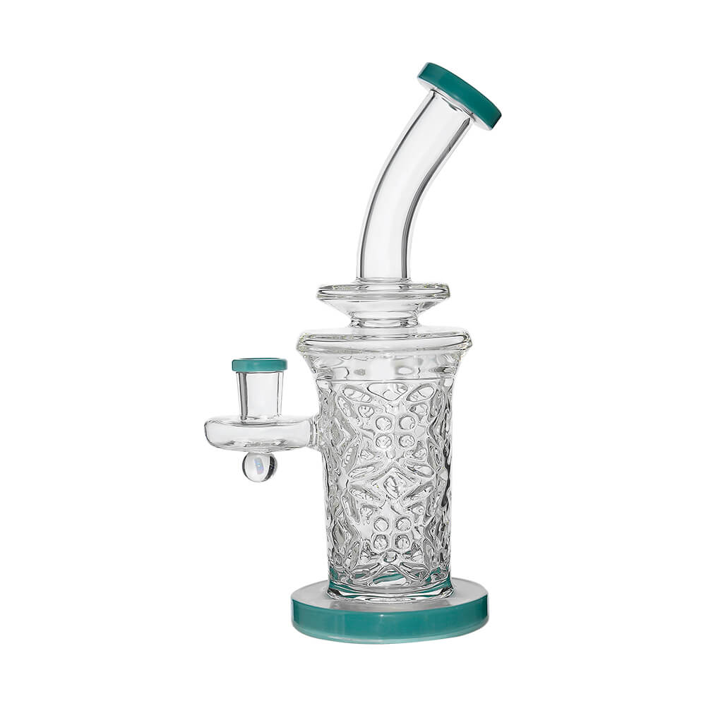 Calibear Flared Helix Carved Dab Rig Series