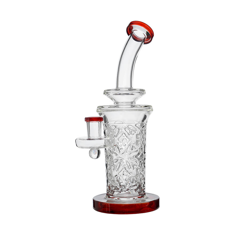 Calibear Flared Helix Carved Dab Rig Series