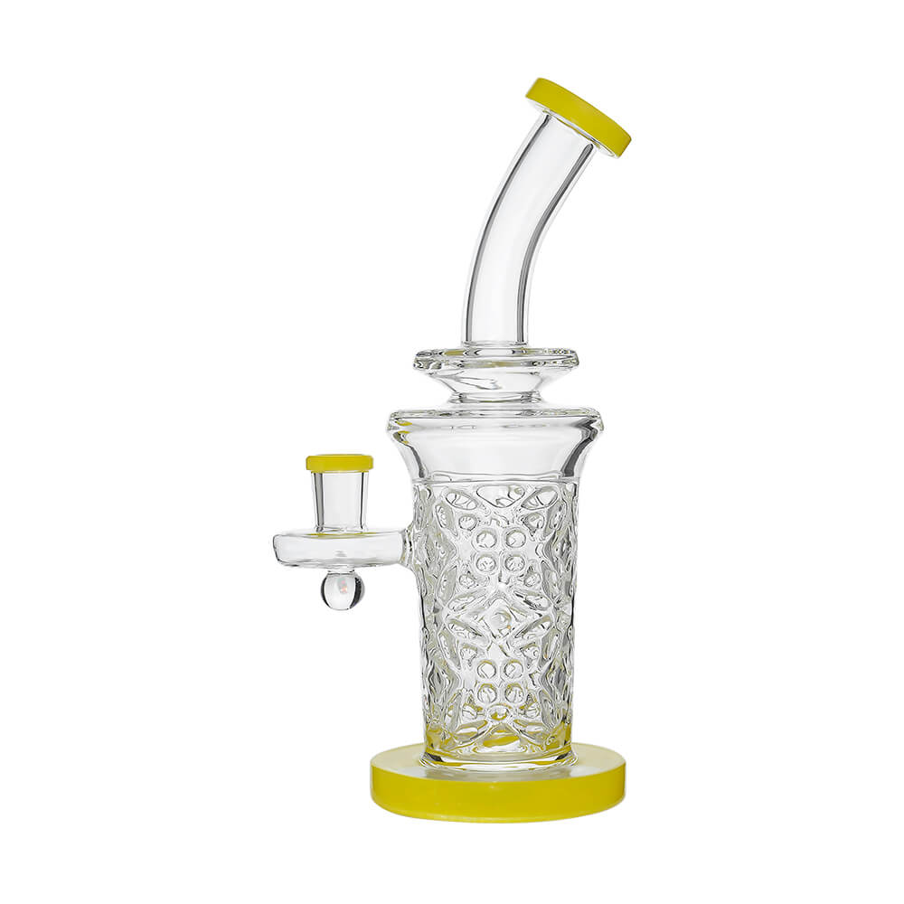 Calibear Flared Helix Carved Dab Rig Series