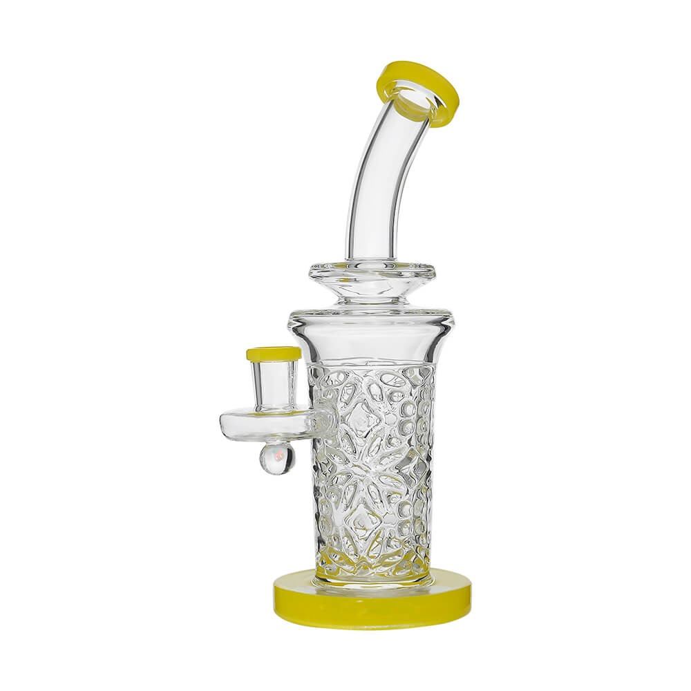 Calibear Flared Helix Carved Dab Rig Series