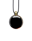 Flower Inspired Glass Pendant Necklace