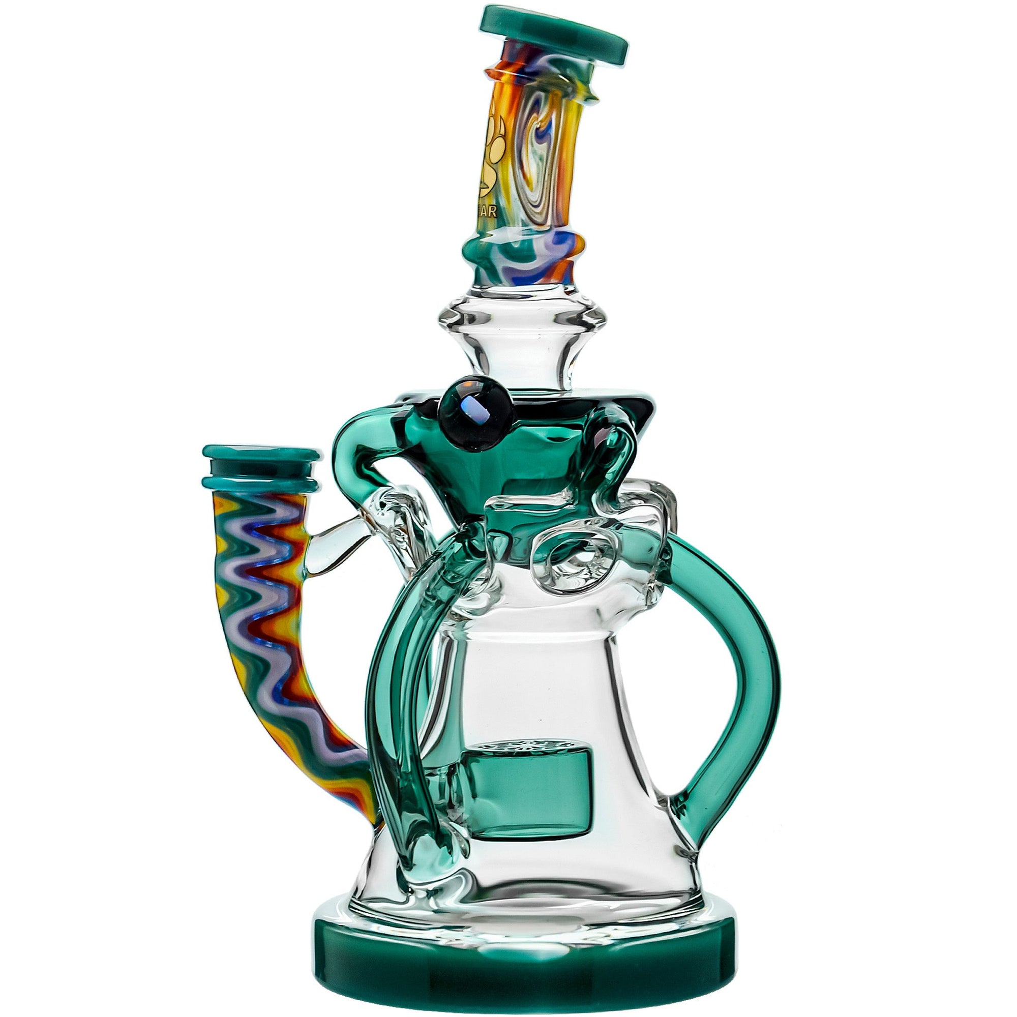Calibear 8'' Continuum Seed Of Life Perc Recycler Dab Rig