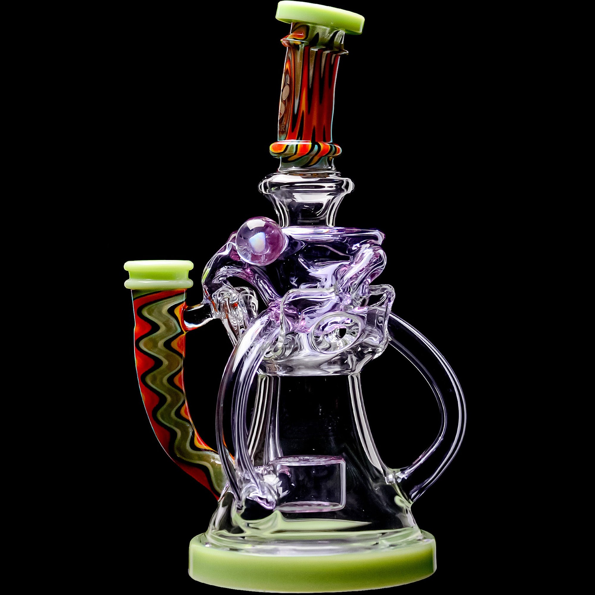 Calibear 8'' Continuum Seed Of Life Perc Recycler Dab Rig