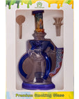 Calibear 8'' Continuum Seed Of Life Perc Recycler Dab Rig