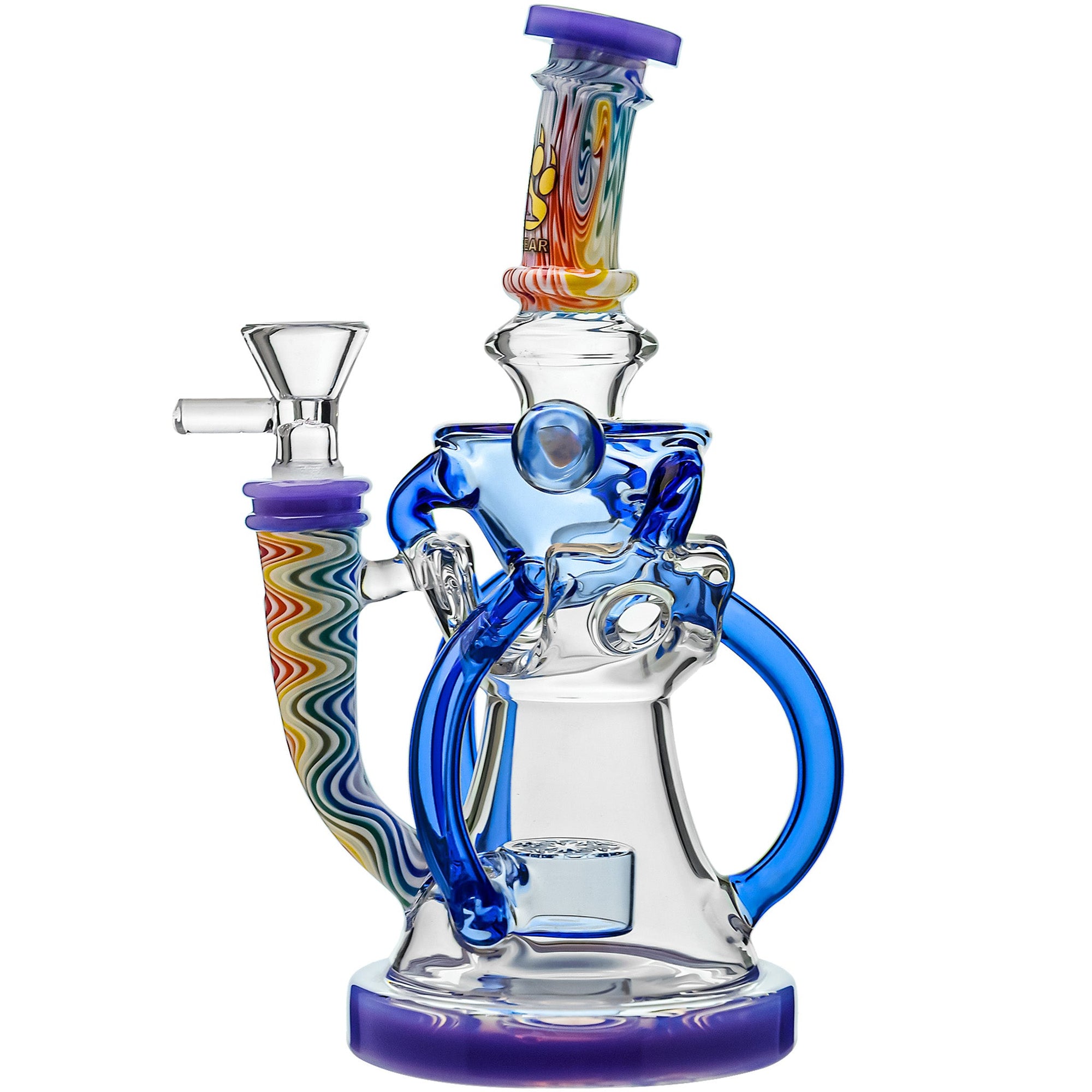 Calibear 8'' Continuum Seed Of Life Perc Recycler Dab Rig