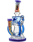 Calibear 8'' Continuum Seed Of Life Perc Recycler Dab Rig