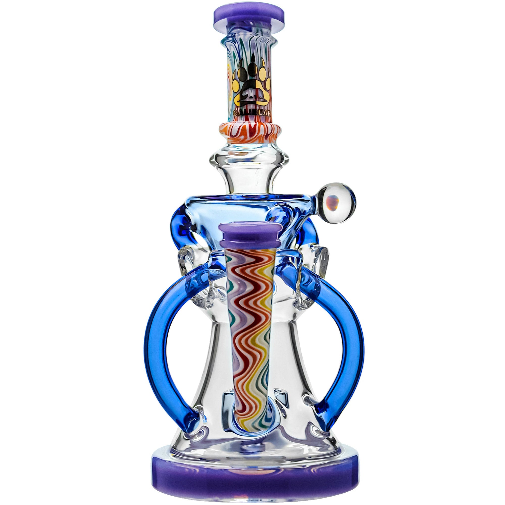 Calibear 8'' Continuum Seed Of Life Perc Recycler Dab Rig