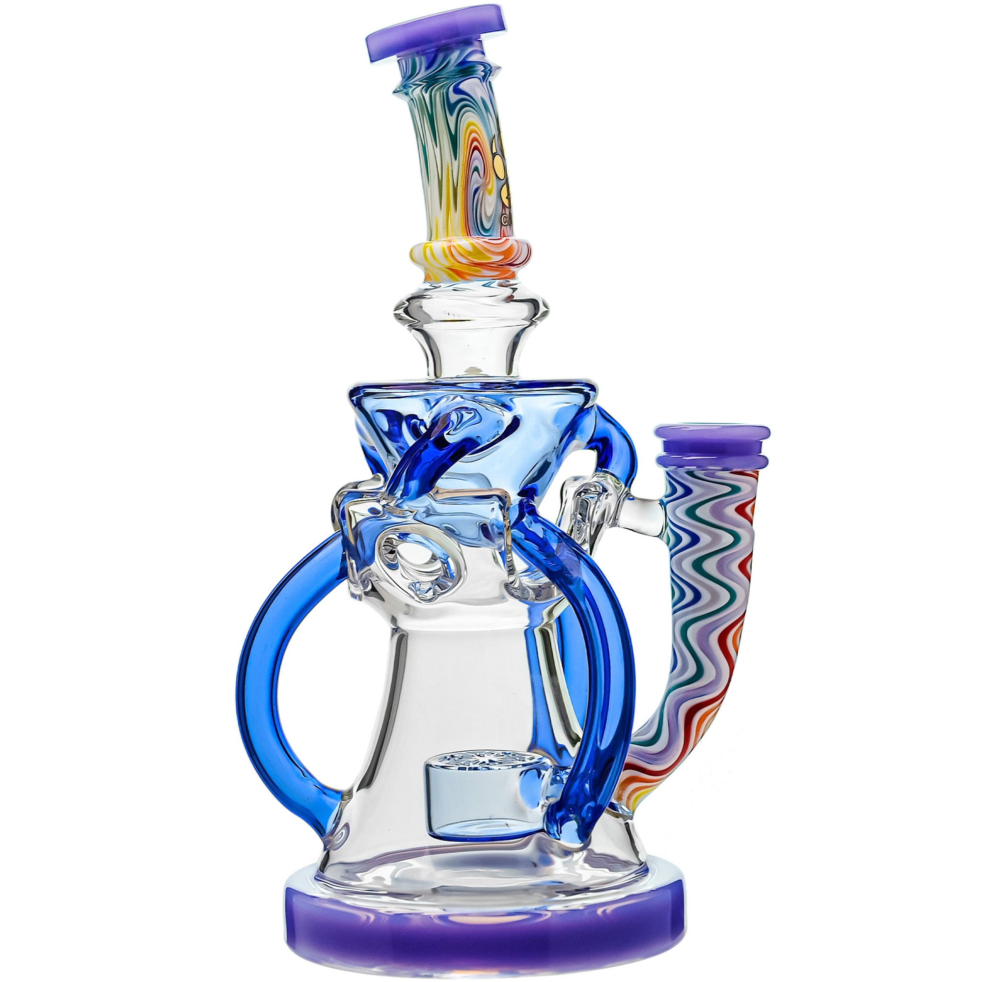 Calibear 8'' Continuum Seed Of Life Perc Recycler Dab Rig