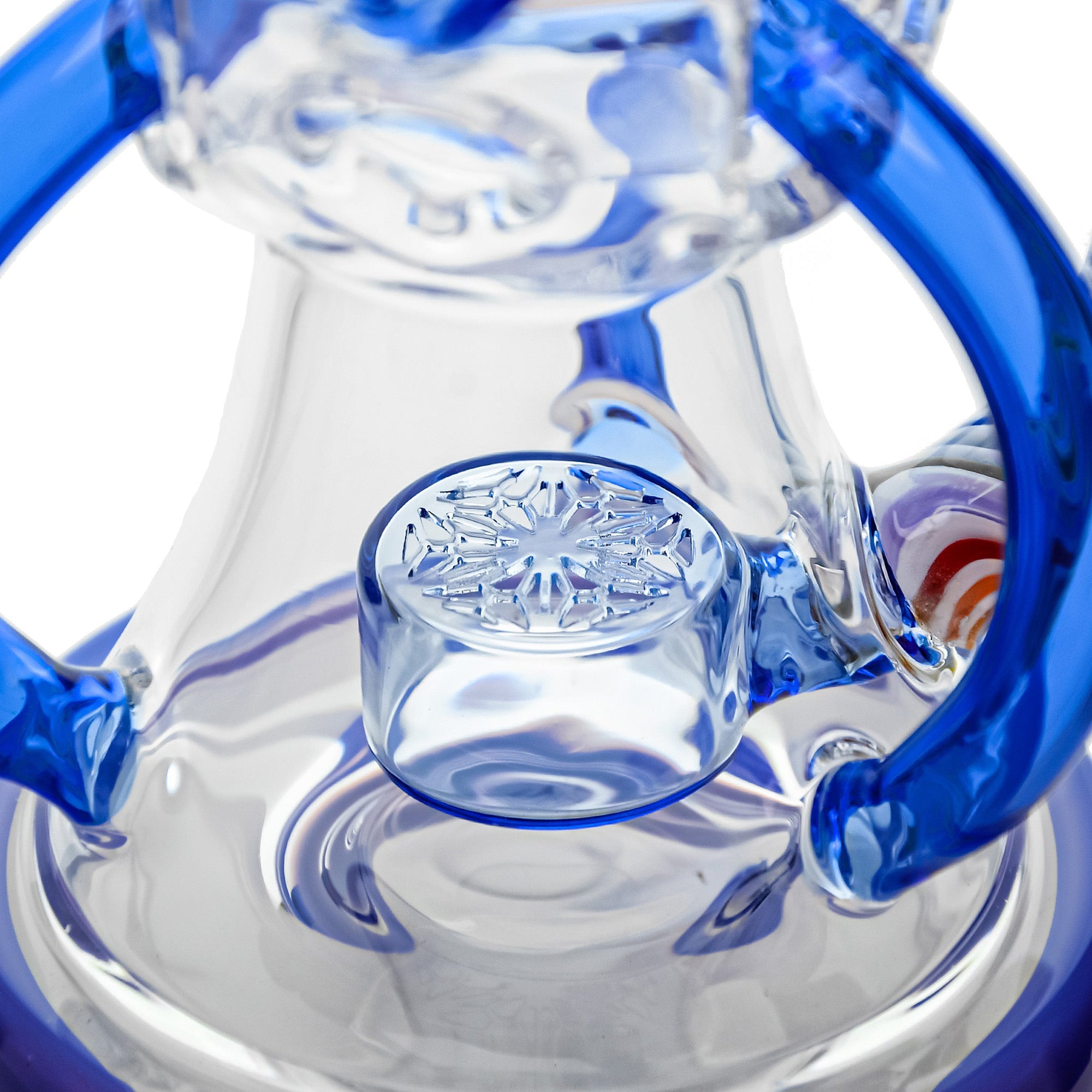 Calibear 8'' Continuum Seed Of Life Perc Recycler Dab Rig