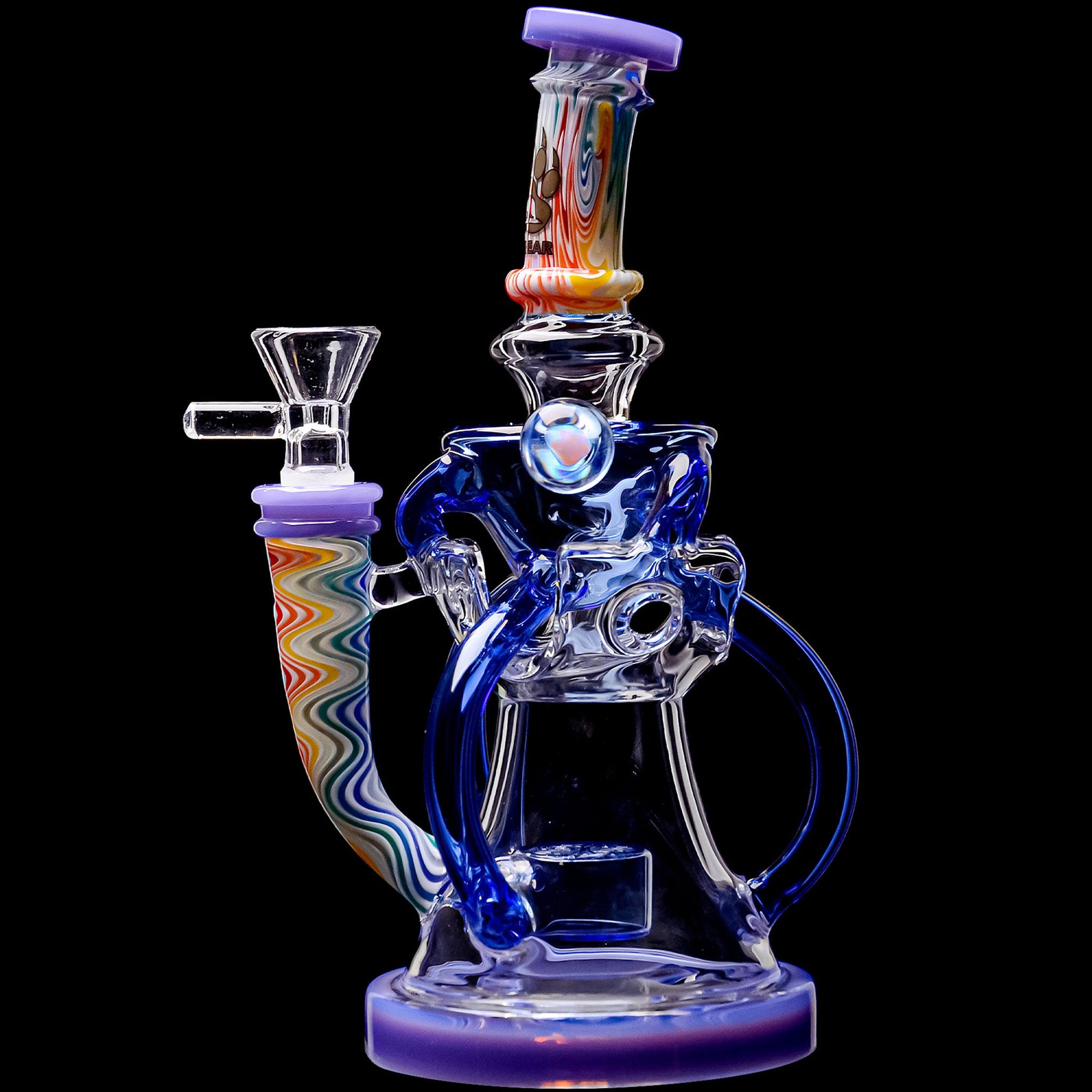Calibear 8'' Continuum Seed Of Life Perc Recycler Dab Rig