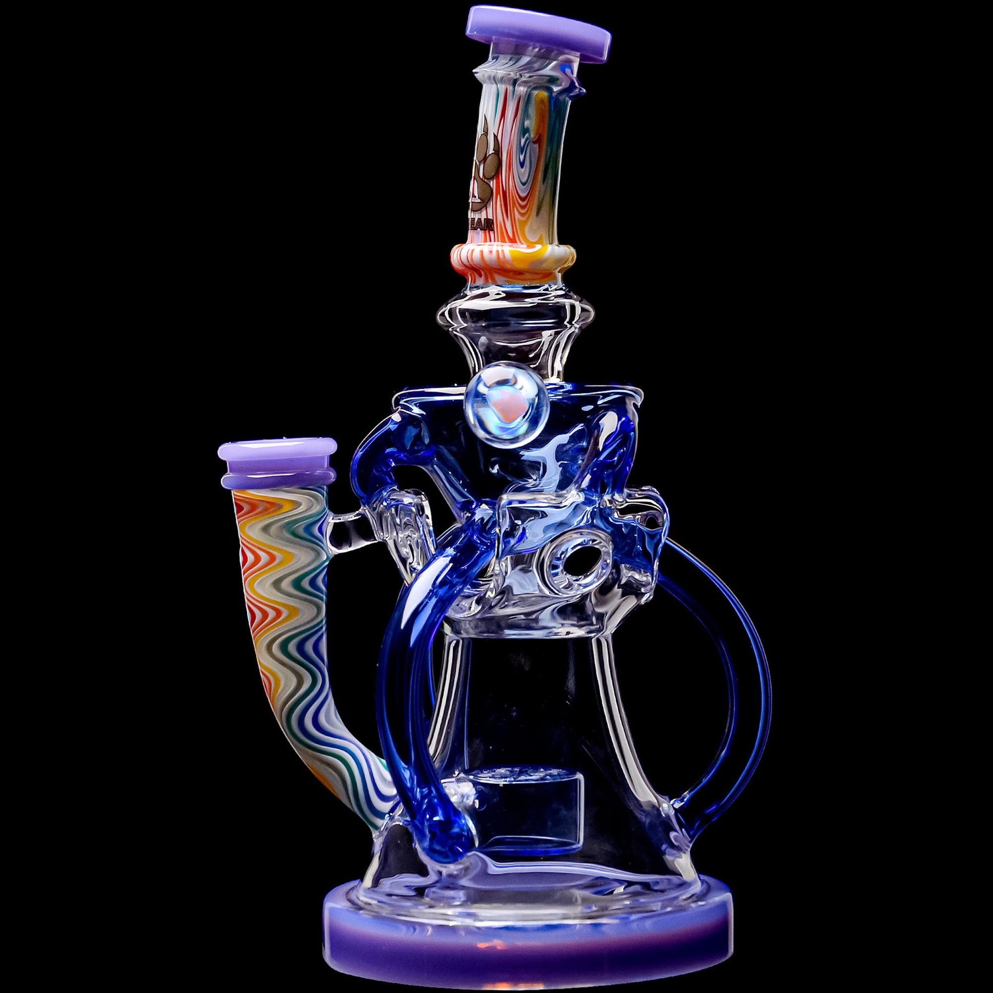 Calibear 8'' Continuum Seed Of Life Perc Recycler Dab Rig