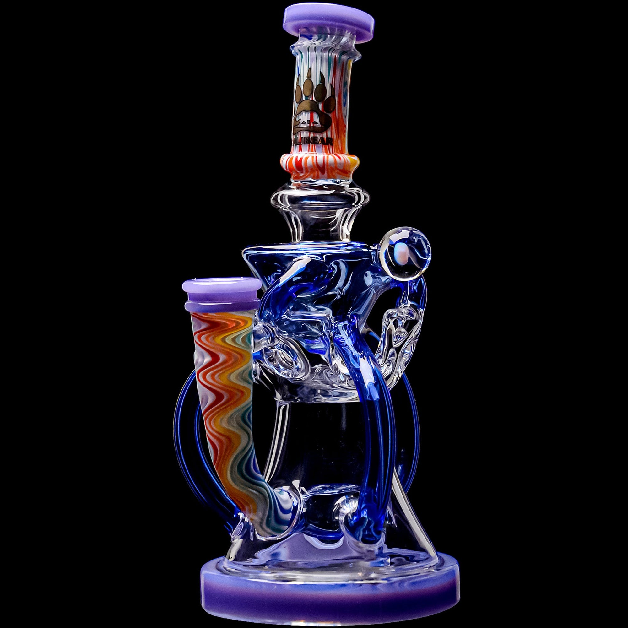Calibear 8'' Continuum Seed Of Life Perc Recycler Dab Rig