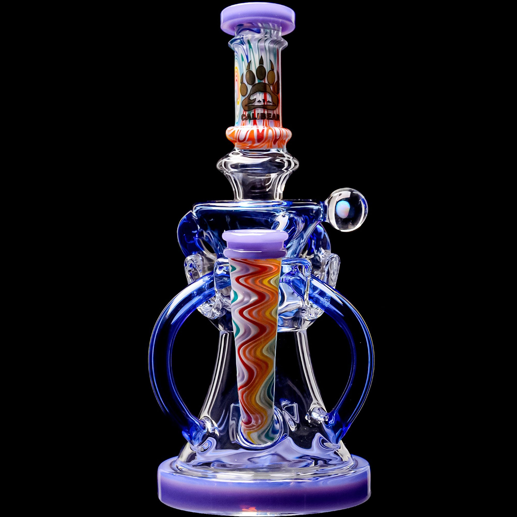 Calibear 8'' Continuum Seed Of Life Perc Recycler Dab Rig