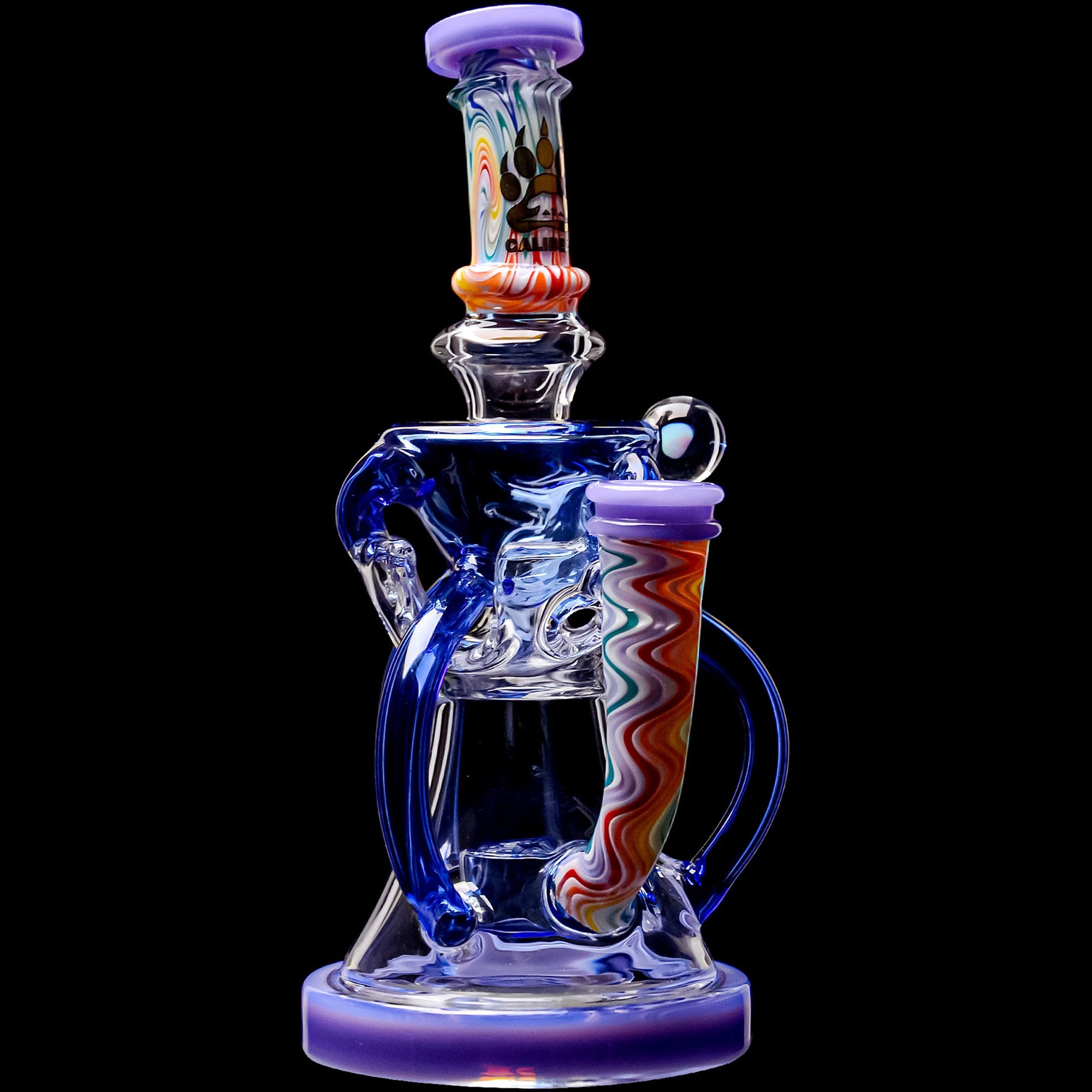 Calibear 8'' Continuum Seed Of Life Perc Recycler Dab Rig