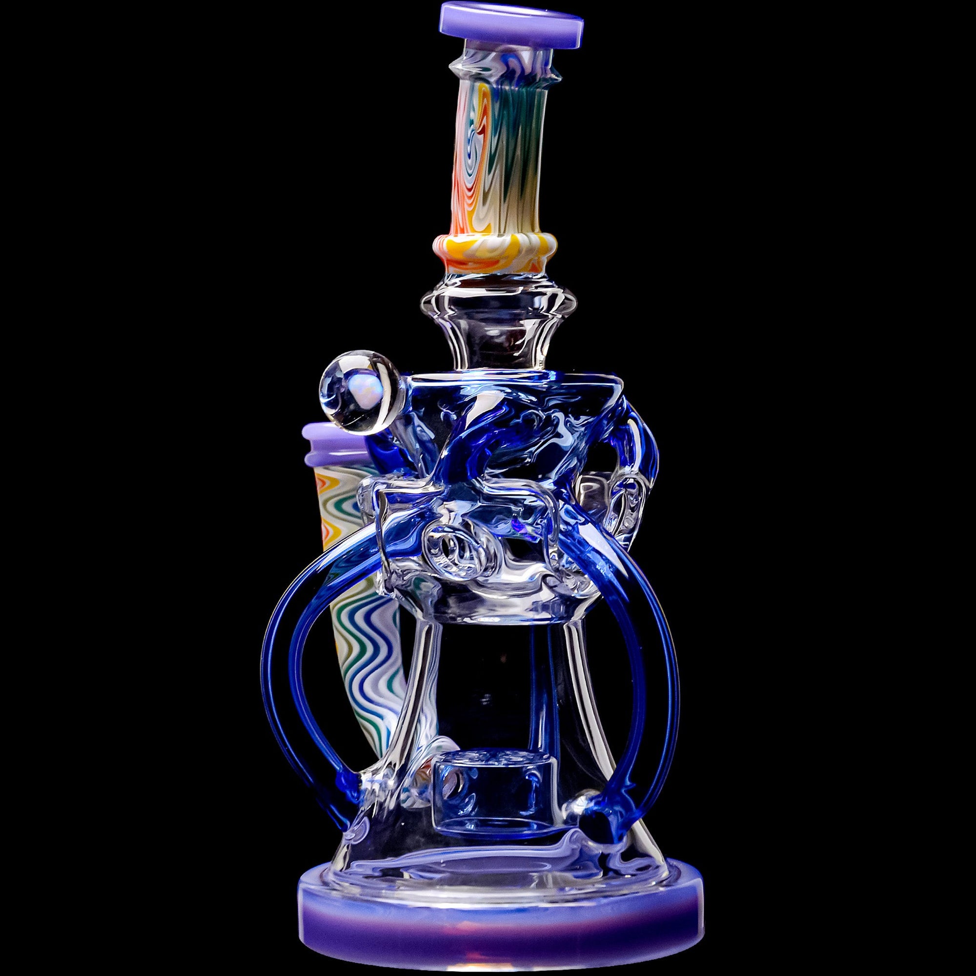 Calibear 8'' Continuum Seed Of Life Perc Recycler Dab Rig