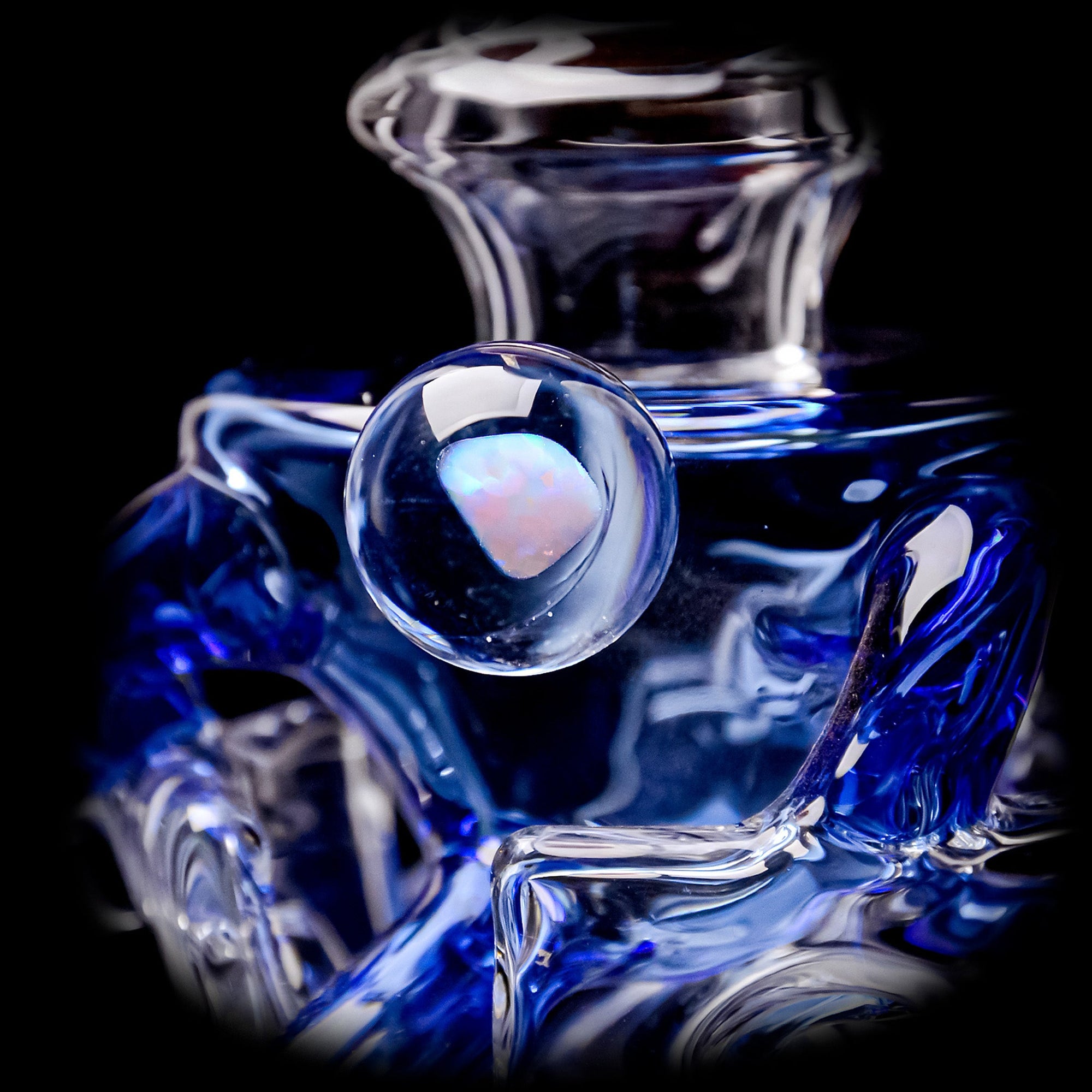 Calibear 8'' Continuum Seed Of Life Perc Recycler Dab Rig
