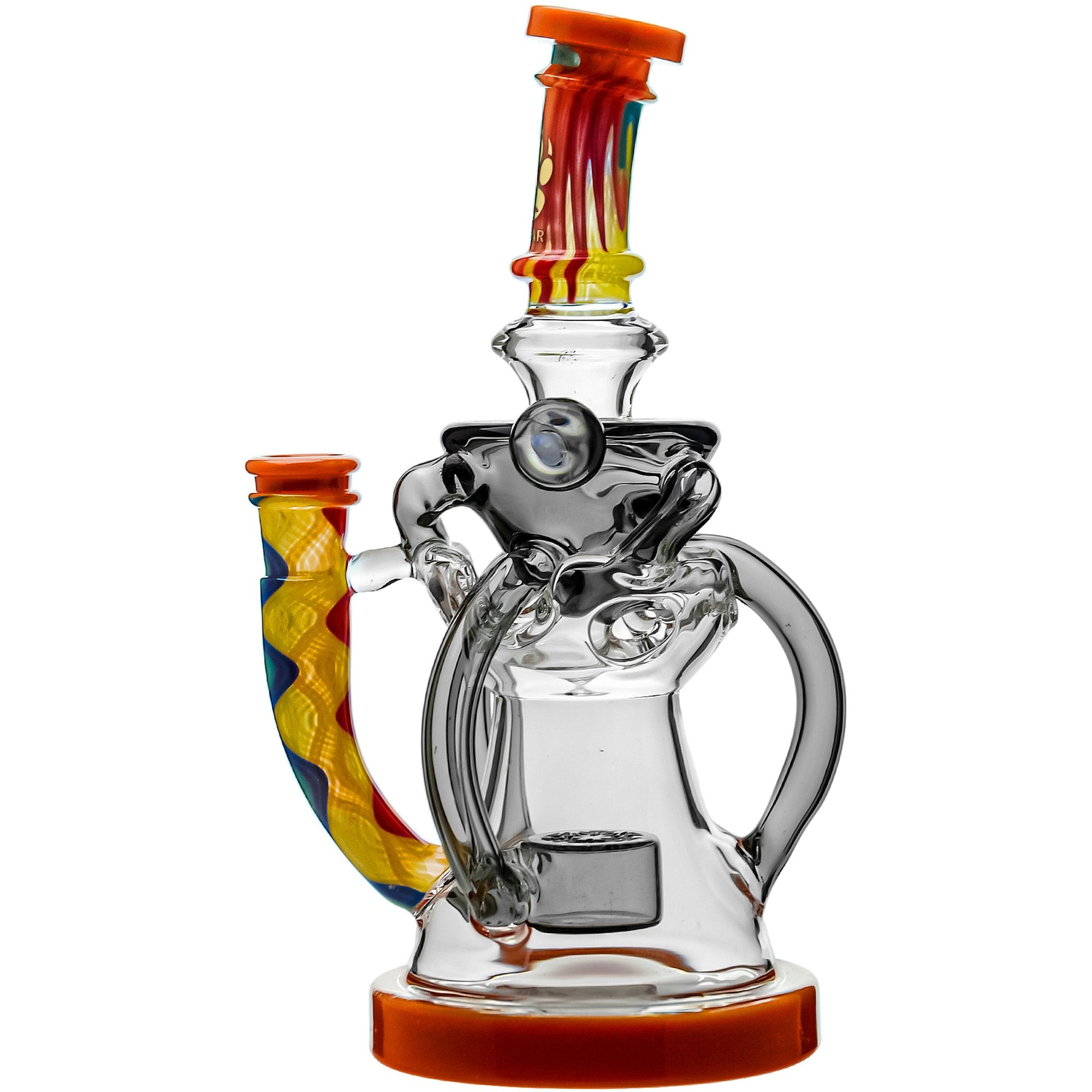 Calibear 8'' Continuum Seed Of Life Perc Recycler Dab Rig