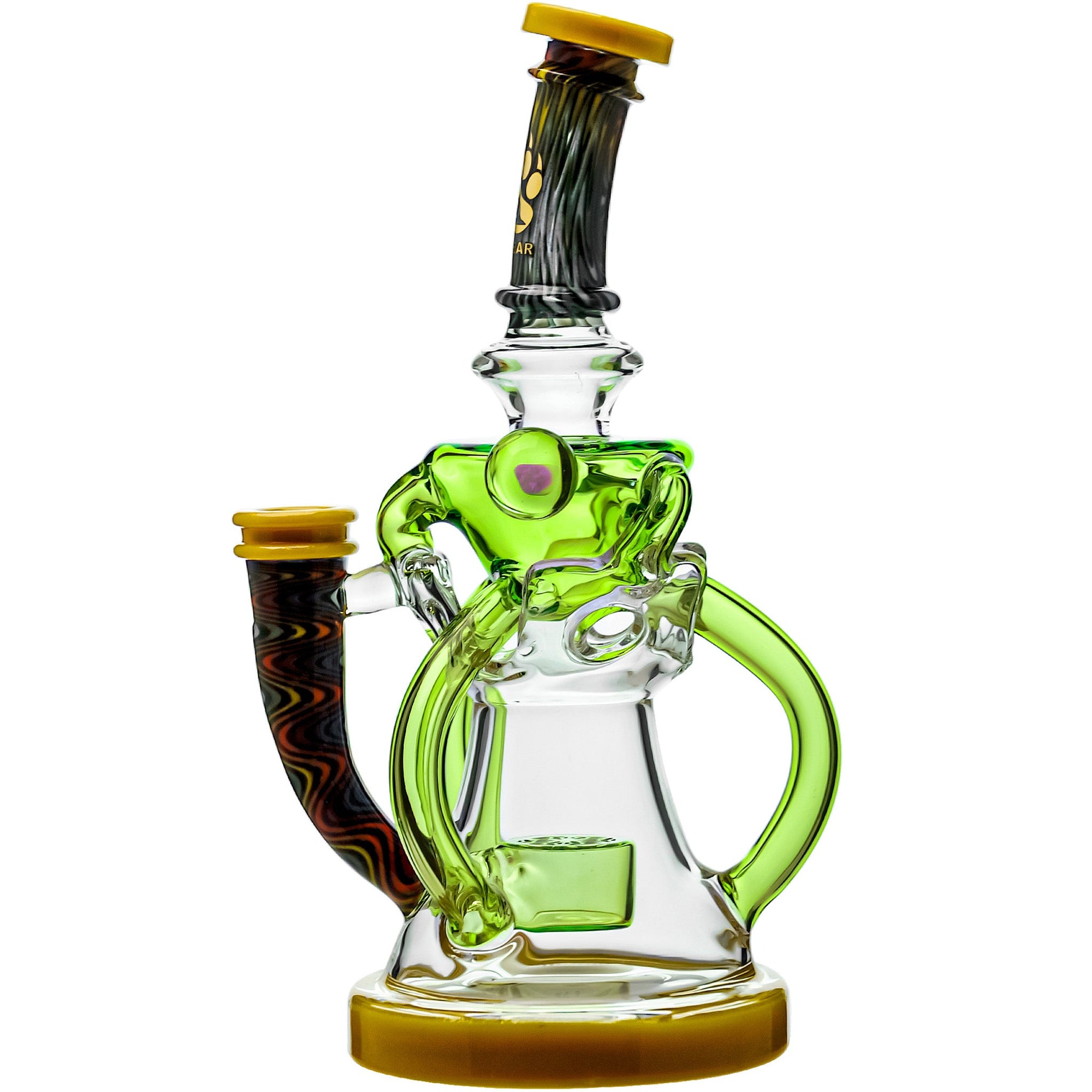 Calibear 8'' Continuum Seed Of Life Perc Recycler Dab Rig