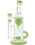 Calibear Cascade Flower Of Life Klein Recycler Dab Rig