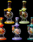 Calibear 8'' Fabyrinth Seed Of Life Perc Dab Rig
