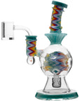 Calibear 8'' Fabyrinth Seed Of Life Perc Dab Rig
