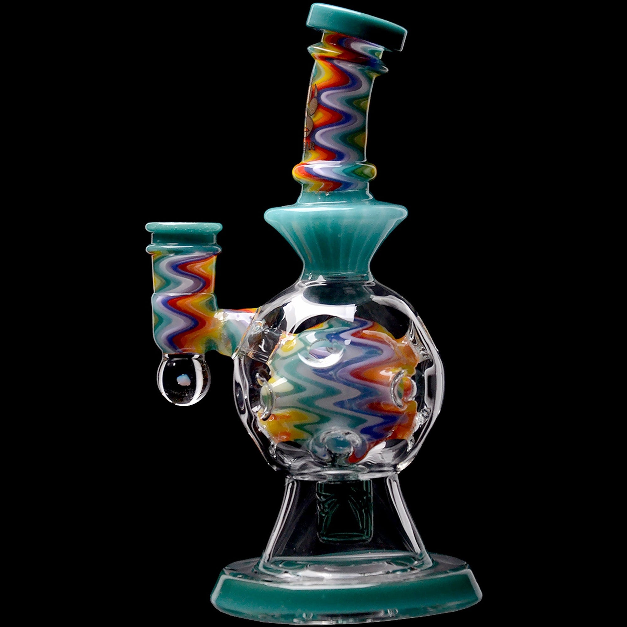 Calibear 8'' Fabyrinth Seed Of Life Perc Dab Rig