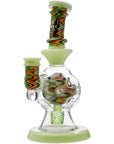 Calibear 8'' Fabyrinth Seed Of Life Perc Dab Rig