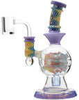 Calibear 8'' Fabyrinth Seed Of Life Perc Dab Rig