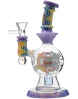 Calibear 8'' Fabyrinth Seed Of Life Perc Dab Rig