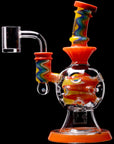 Calibear 8'' Fabyrinth Seed Of Life Perc Dab Rig