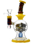 Calibear 8'' Fabyrinth Seed Of Life Perc Dab Rig