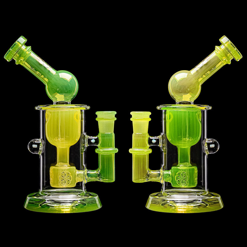 Calibear Kickback Opal Incyler Dab Rig – Golden Goat Quartz