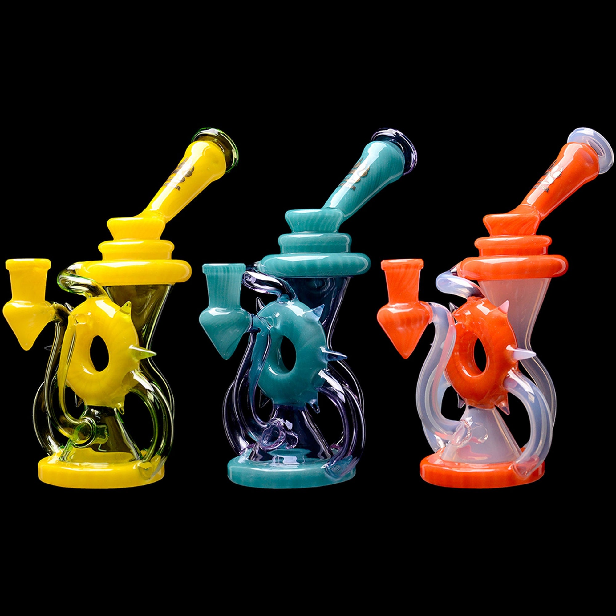 Calibear Vortex Spiked Recycler Dab Rig