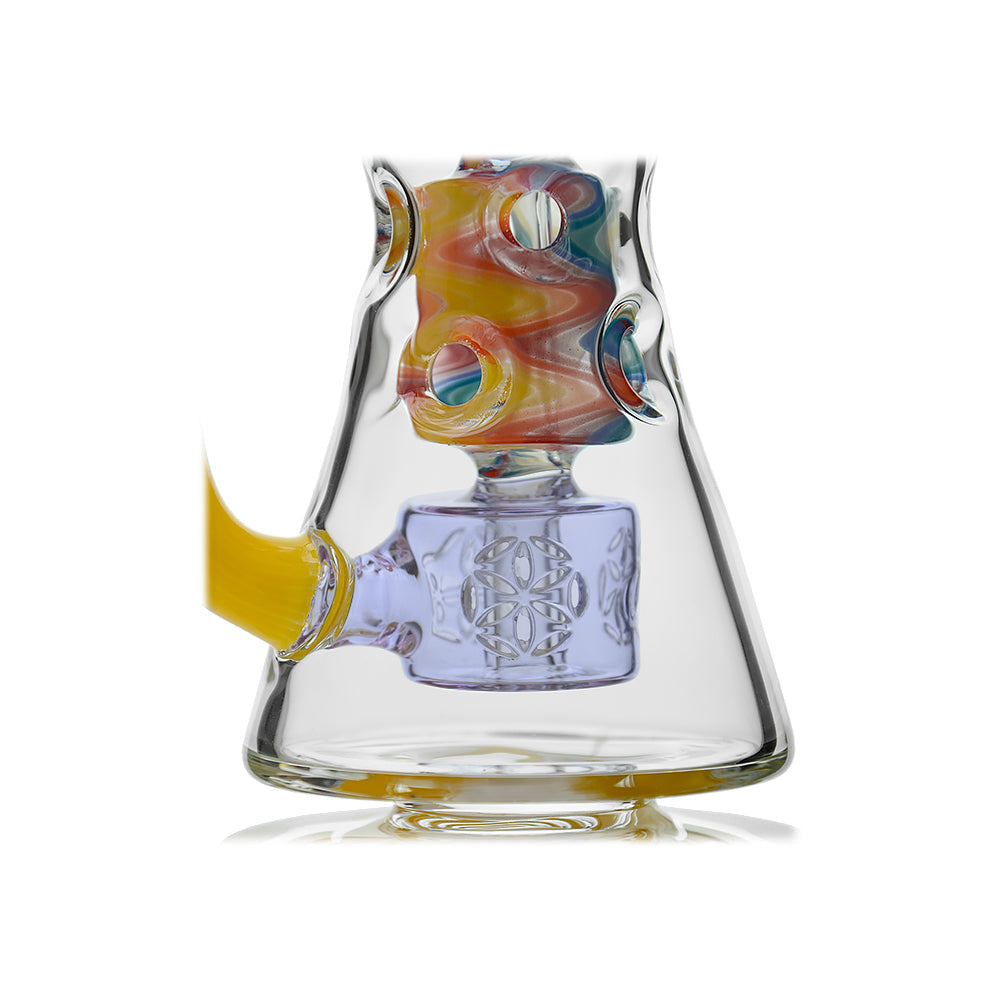 Calibear WigWag Seed Of Life Percolator Incycler Dab Rig