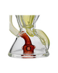 Calibear Hourglass Marble Adorned Recycler Dab Rig
