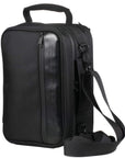 Golden Goat Large Smell-Proof Bag | Full Bag & Strap Profile View | Golden Goat Quartz