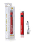 510 Thread Cartridge Vape Battery | Red Profile View | Golden Goat Quartz