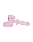 Hand-Blown Glass Boot Spoon Pipe