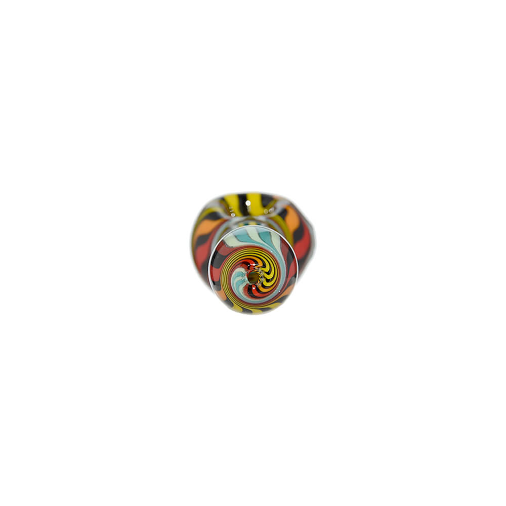 Hand-Blown Wigwag Spoon Pipe
