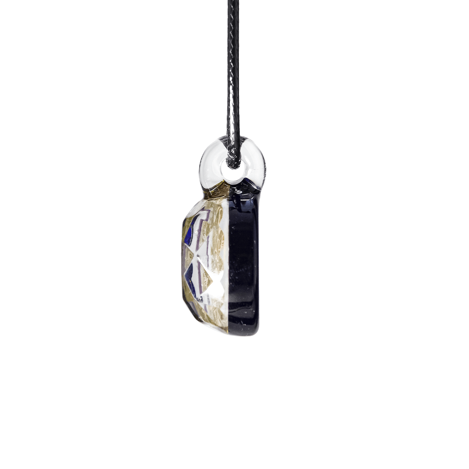 Handcrafted Borosilicate Glass Pendant – Galaxy Orb Series